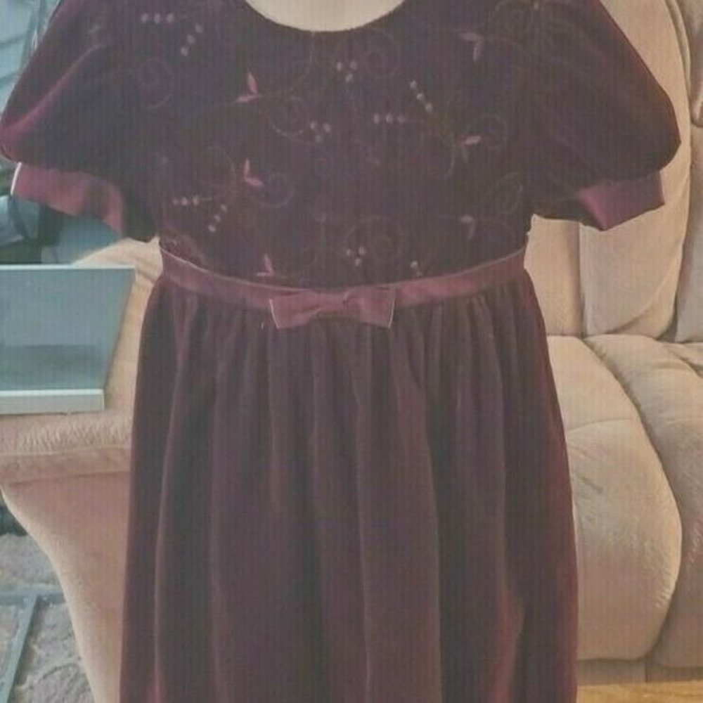 Jessica McClintock Girls Dress Zipper & Tie Back